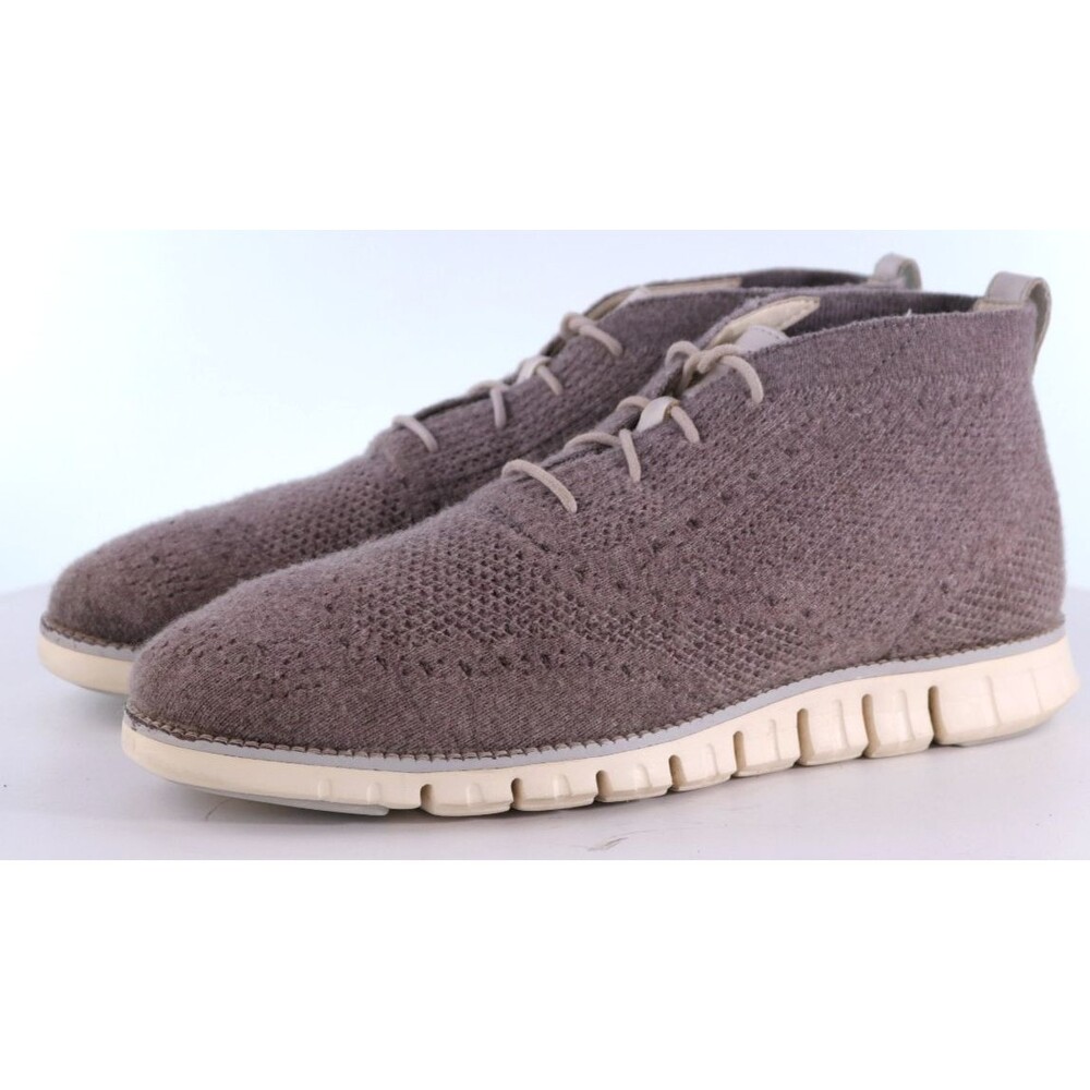 Cole Haan Zerogrand Stitchlite $160 Men's Knit Chukka Boots Sz 10 M Wool C30304